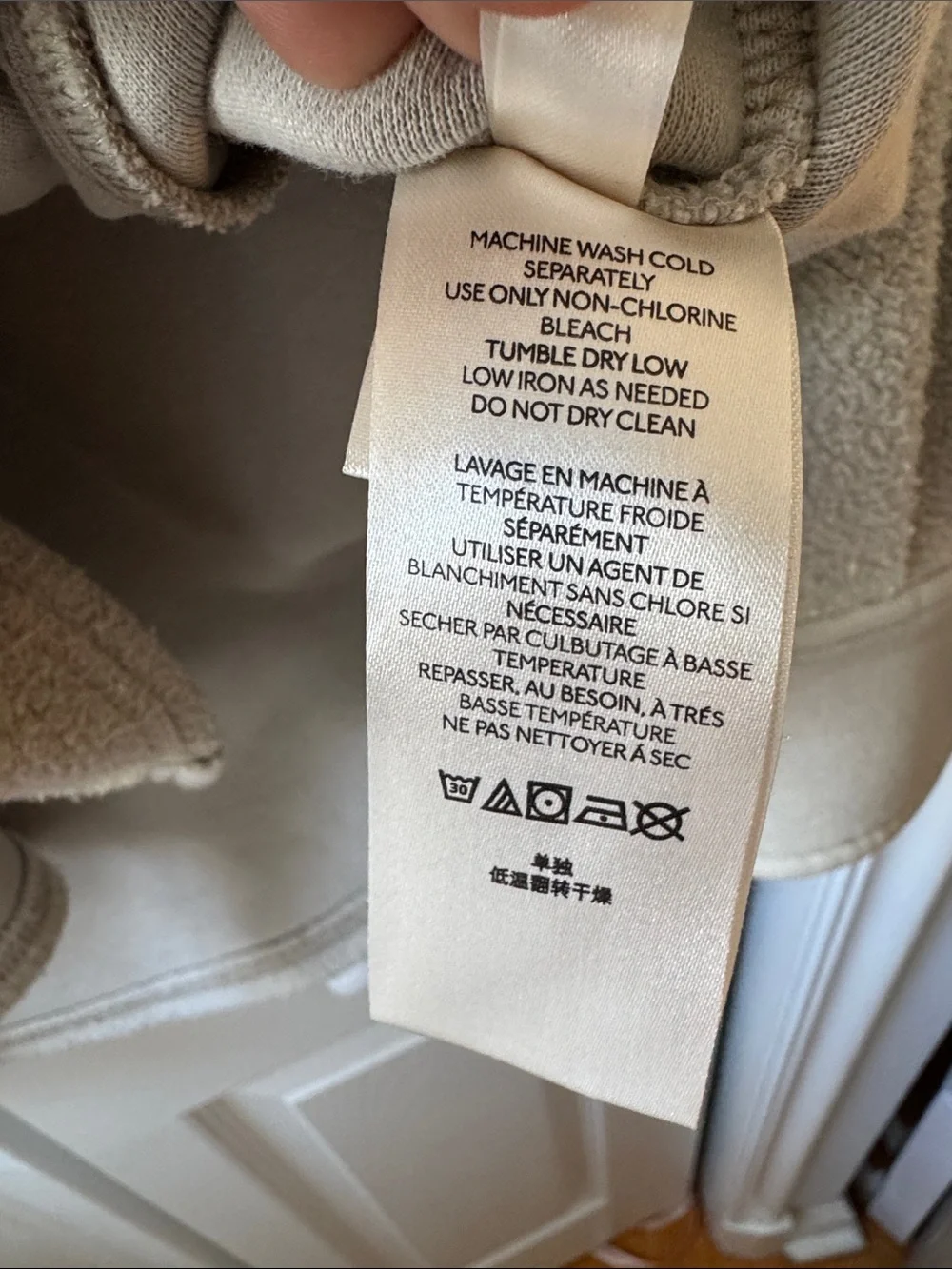 Free People Cream Sherpa Shacket with Pocket Details - Picture 3 of 5